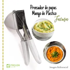FACUSA - Prensador de Papa con Mango de Plastico