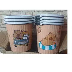 GENERICO - TACHITO DE BASURA 10lt KAWAI TEMATICA DE CAPIBARA
