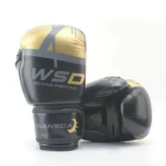 GENERICO - Guante De Box Profesional 12 Onzas WSD negroFitness