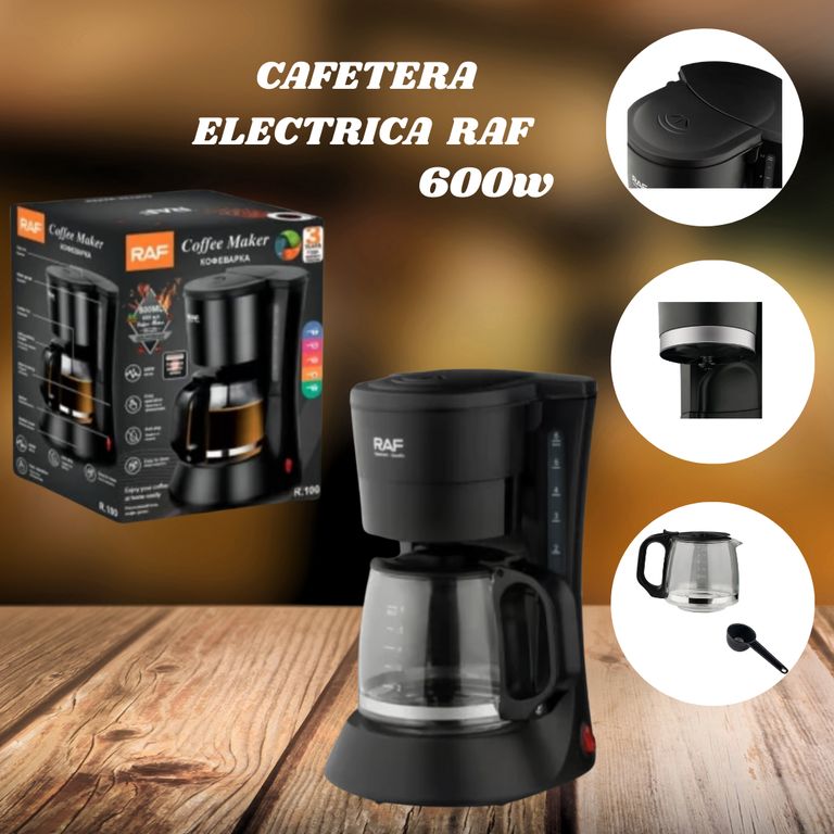 Cafetera RAF Eléctrica con Potencia 600w