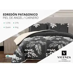 VENECIA - Set Edredón 2Pz Piel de Ángel con Carnero + Sabanas y Fundas