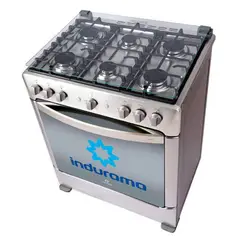 INDURAMA - Cocina a Gas 6 Hornillas PARMA ZAFIRO Croma
