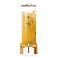 GENERICO - Dispensador de bebidas 10  con base de madera