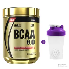 LEVEL PRO - AMINOÁCIDO BCAA 8.0 540 G FRUIT PUNCH + SHAKER