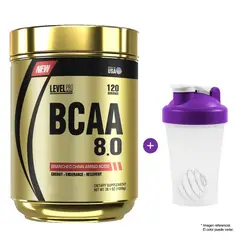 LEVEL PRO - Bcaa Level 8.0 1080 gramos Fruit Punch