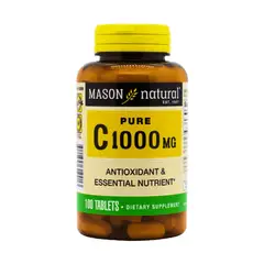 MASON NATURAL - VITAMINA C-1000 MG 100TABLETAS