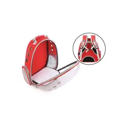 GENERICO - MOCHILA TRANSPORTADORA DE MASCOTAS ROJO