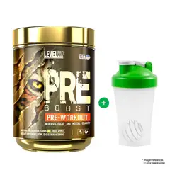 LEVEL PRO - PRE ENTRENO PRE BOOST 352GR GREEN APPLE