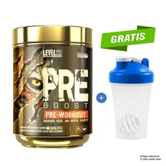 LEVEL PRO - PRE ENTRENO PRE BOOST 352GR GREEN APPLE Americano