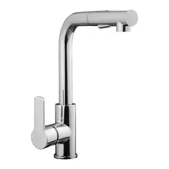 VAINSA - Monocomando bar con pico extraible para lavadero artic hecho en bronce