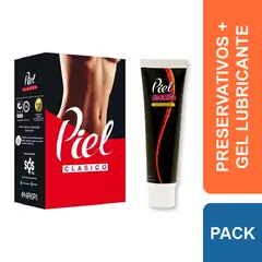 PIEL - Preservativos Clásico + Gel Lubricante Sex & Lub