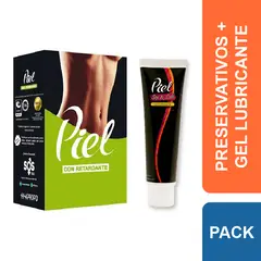 PIEL - Preservativos Retardante + Gel Lubricante Sex & Lub