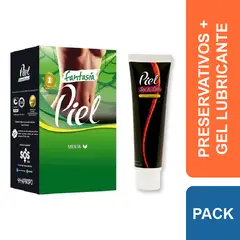 PIEL - Preservativos Menta + Gel Lubricante Sex & Lub