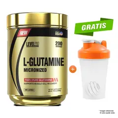 LEVEL PRO - Glutamina Glutamine 500 Gramos