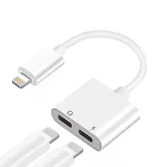 OEM - Adaptador Lightning a Dual Lightning para llamadas, audio y carga
