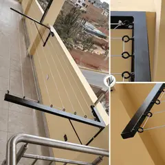 GENERICO - Tendedero Imahi Premium 8 Líneas Pared 4m 150kg