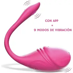 GENERICO - CONSOLADOR VIBRADOR CON APP 9 VELOCIDADES