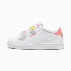 PUMA - Zapatilla Smash 30 Badges 397286-07 Niñas