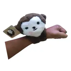 GENERICO - Dos Brazaletes De Peluche Mono