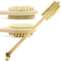 GENERICO - MASAJEADOR CON CEPILLO EXFOLIANTE EN SECO ECOAMIGABLE