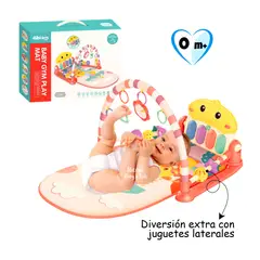BIBI - Juguete Gimnasio con Piano Musical y Luces Patito Coral