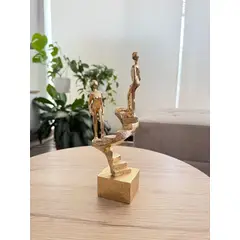 CONCEPTS LIFE - Adorno Pareja Un Paso Juntos 09x09x27 cm