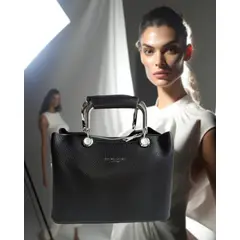 GENERICO - CROSSBODY CARTERA BOLSO DE MANO MORRAL TOTE BAG PREMIUM ARIS NEGRO