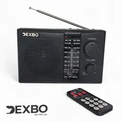 GENERICO - Radio Portatil FM AM Pila y a Corriente con Panel Solar