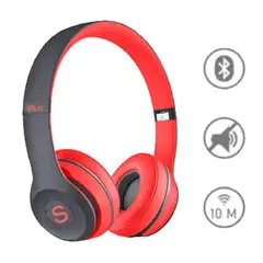 IBLUE - Audifonos Bluetooh Microfono Scream 019 Red FM