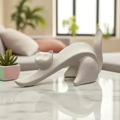 CONCEPTS LIFE - Adorno Gato Decor 11x15x32 cm