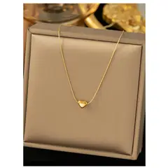 GENERICO - COLLAR DE CORAZÓN PEQUEÑOO DE ACERO INOXIDABLE