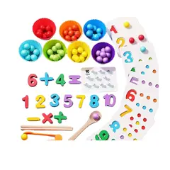 GENERICO - Combo Montessori Educativo 3 en 1 – Matemáticas, Lógica y Lectura Bilingüe