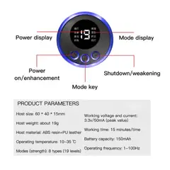 GENERICO - Masajeador Eléctrico para Cuello y Espalda Estimulador Muscular
