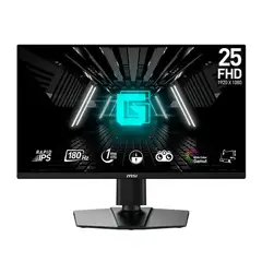 MSI - Monitor Gaming G255PF E2 245 FHD Rapid IPS 180Hz 1ms HDMI x2 DisplayPort x1 Headphone-Out