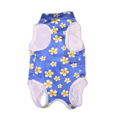 IDEAS PERFECTAS - Faja Postoperatoria Azul Margaritas T-M