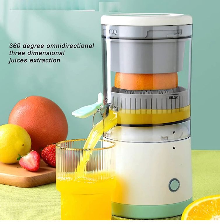 Exprimidor Electrico Inalambrico Portatil Usb Naranja