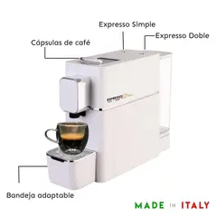 EXPRESSO DUE - Maquina de café Expreso I Blanca