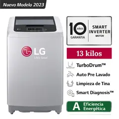 LG - LAVADORA 13KG SMART MOTION WT13DPBK GRIS