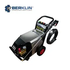 BERKLIN - HIDROLAVADORA DE ALTA PRESIÓN 1450PSI CON CUBIERTA DE ACERO DE 3HP