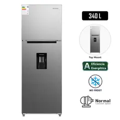 BLACKLINE - REFRIJERADORA 340L No Frost TM-340L Inox