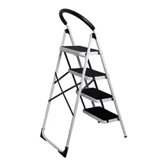 GENERICO - Escalera Acero Taburete 4 Pasos
