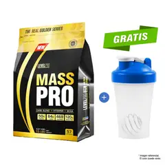 LEVEL PRO - Proteína Mass Pro 6.81 kg Vainilla + Tomatodo