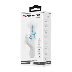 PRETTY LOVE - Vibrador Consolador Estimulador Rabbit Movimiento Múltiple carga USB