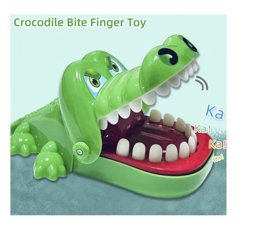 Juego didactico Cocodrilo mordelon de reacción juego de la suerte