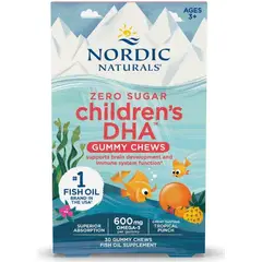 GENERICO - Nordic Naturals Zero Sugar - 30 Gomitas masticables de DHA para niño