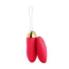 GENERICO - Vibrador Bala Portatil A Control Remoto-Rojo