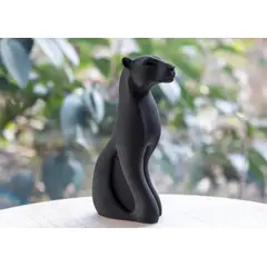 GENERICO - ADORNO EXCLUSIVO PANTERA NEGRO 23cm x 8cm x 13cm