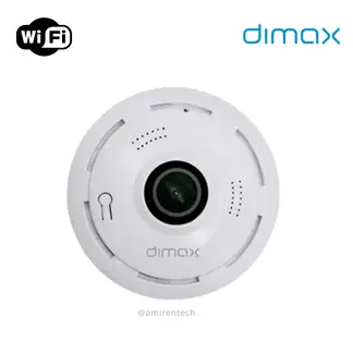 GENERICO - Camara de Seguridad Panoramica - Ojo de pez 3MP Wifi