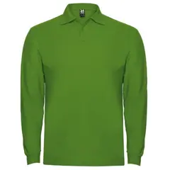 GENERICO - POLO CUELLO CAMISERO MANGA LARGA VERDE