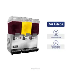 ILUMI - DISPENSADOR DE JUGOS 54 LITROS